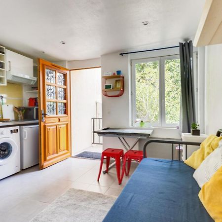 Studio Calme Proche Paris Avec Terrasse Privative Et Jacuzzi En Option Палезо Экстерьер фото